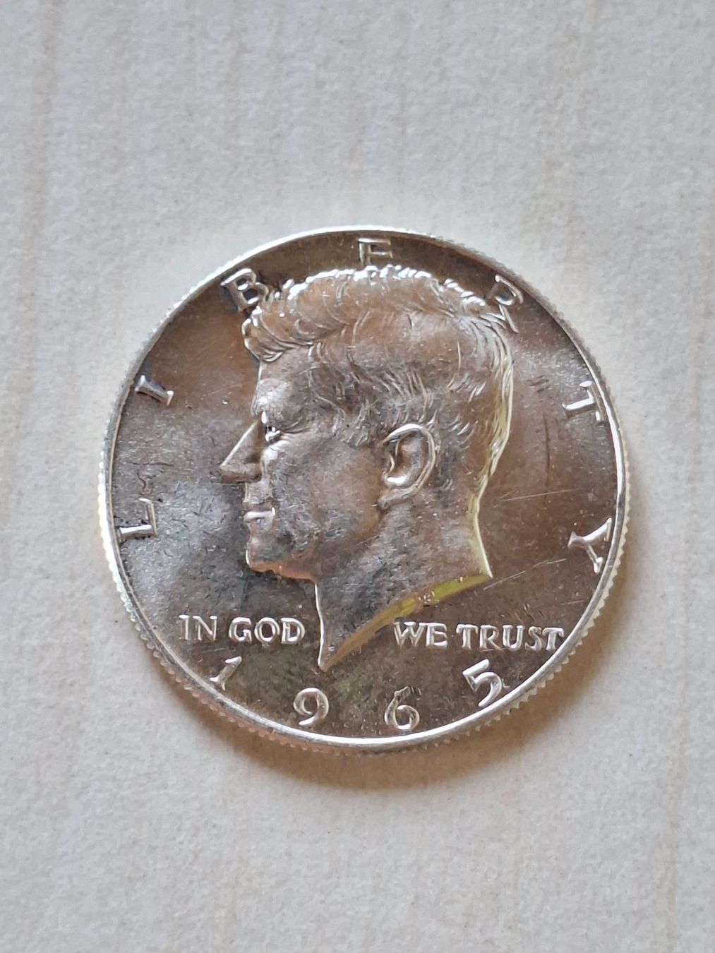 Toutes les monnaies: Kennedy Half Dollar 1965 – D'occasion à Beckenried par newmap 1