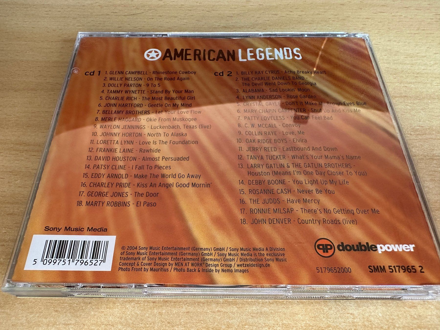 CD: E2 American Legends: The Real Country Classics - 2 CD – Usato da Rikon im Tösstal venduto da Alpenmutz 1