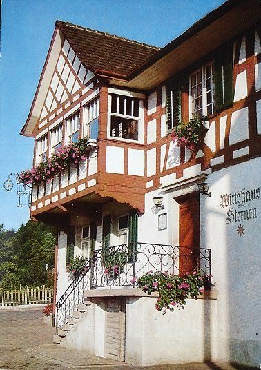 Ansichtskarten: FLAACH Wirtshaus Sternen - Fam. Rüegg – Neu (gemäss Beschreibung) aus Jona von philajona