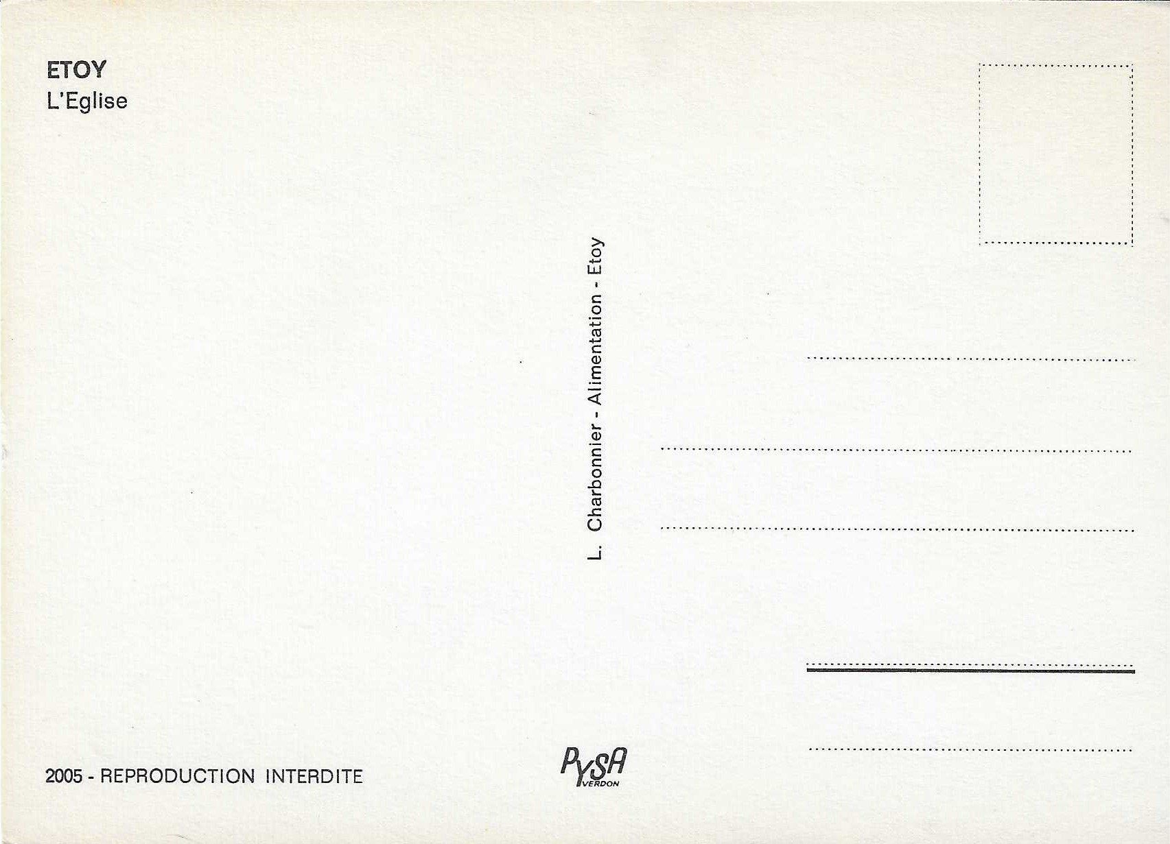 Cartoline postali: Etoy L'Eglise VD – Nuovo (secondo la descrizione) da Rothrist venduto da Stranglehold 1