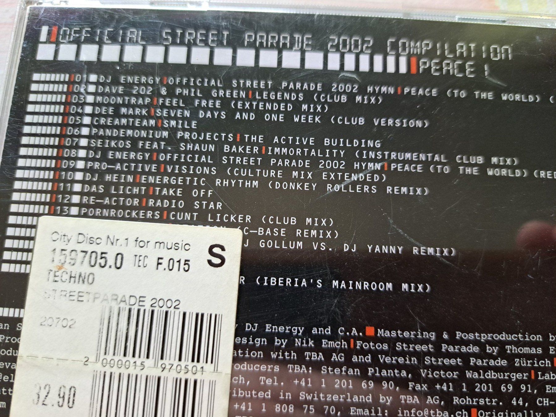 CD: CD Street Parade 2002 - DJ Energy – Usato da Pully venduto da bro_n52j 2
