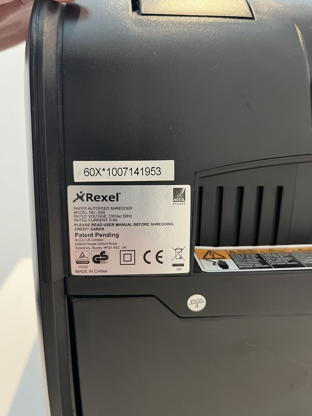 Rexel Distruggi documenti: Rexel Aktenvernichter / Shredder – Usato da Rapperswil SG venduto da inf_g7g9 2