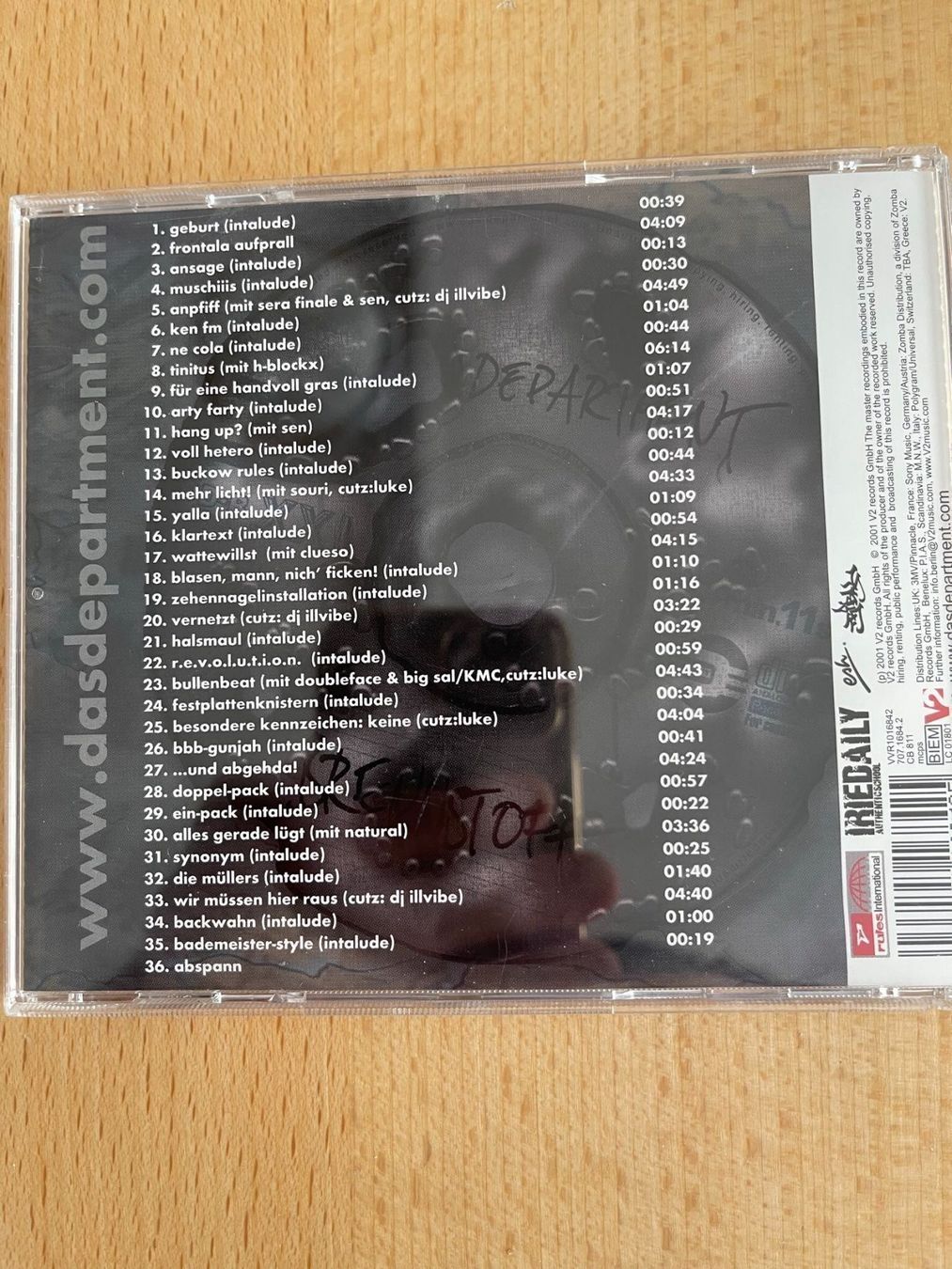 CDs: Das Department - Brennstoff – Gebraucht aus Rüti ZH von alumedien 1