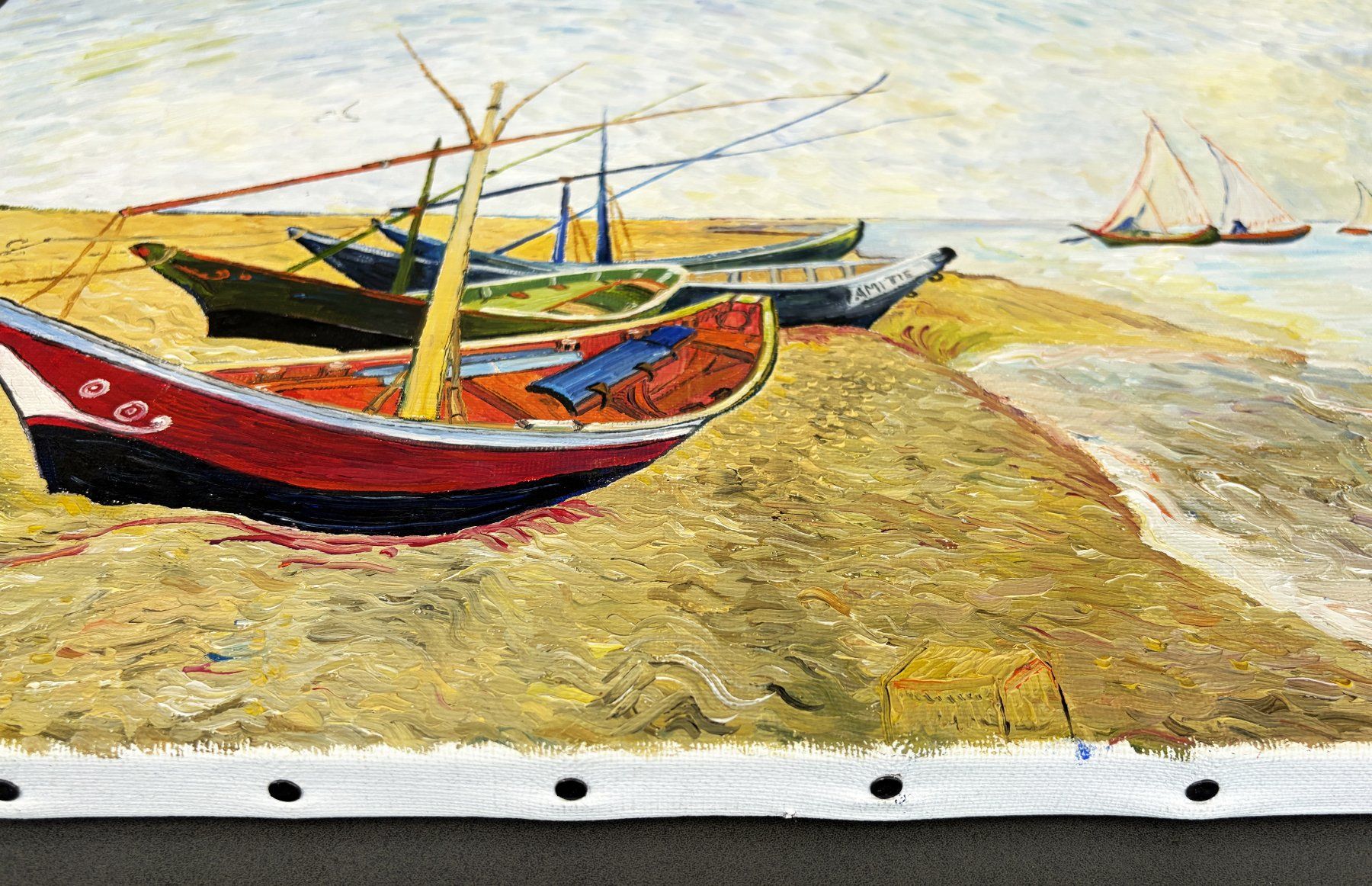 Dipinti: Reproduktion Vincent van Gogh "Fischerboote am Strand...." – Usato da Wangen b. Olten venduto da Buntgemischt 4