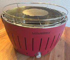 LotusGrill, original, Typ G340, Farbe Pflaumenrot