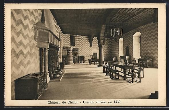 Cartes postales: Chillon, Château de Chillon, Grande cui – D'occasion à Berlin par bartko-reher