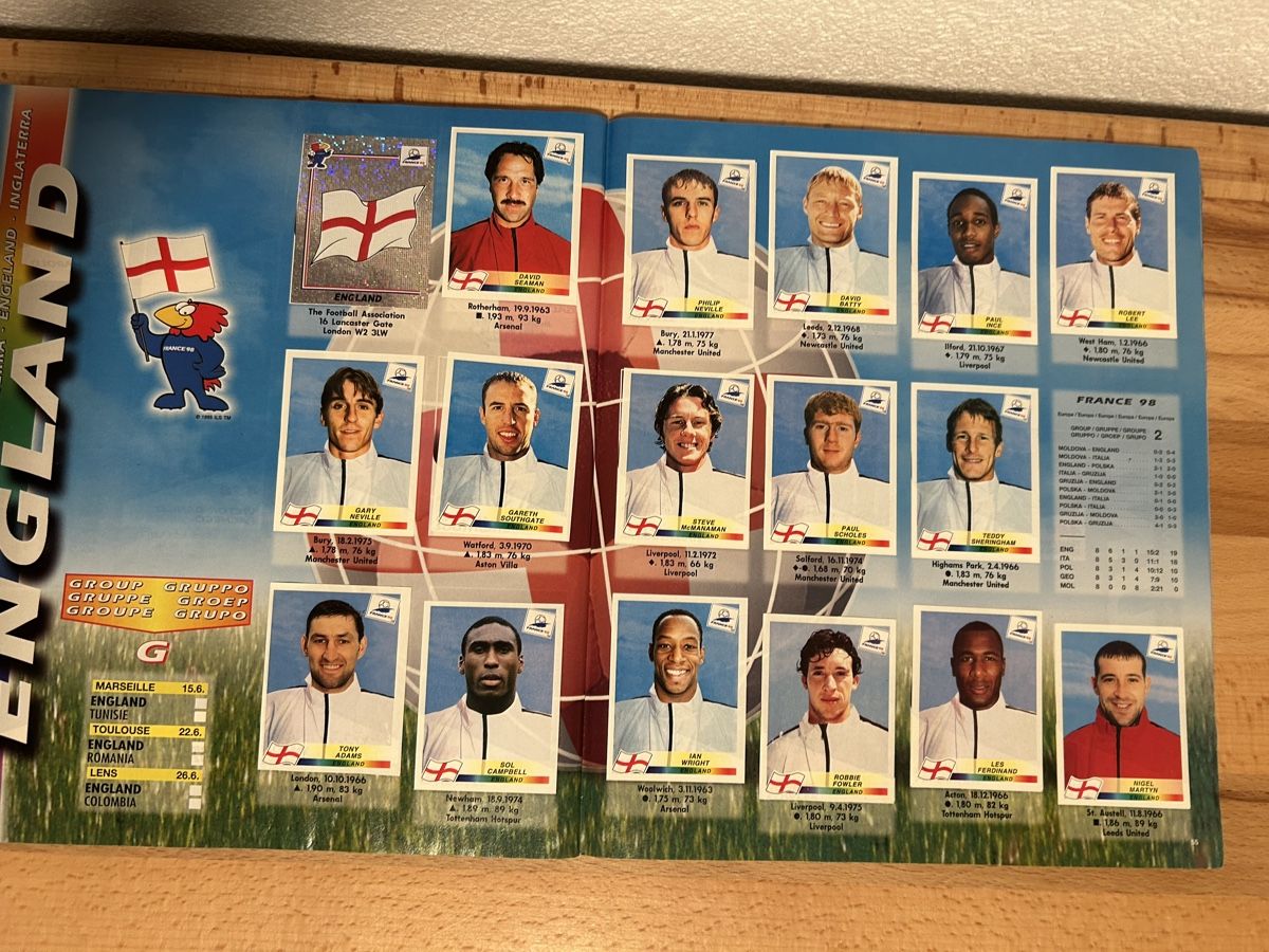 Panini Carte collezionabili: Panini 98 Album – Usato da Schliern b. Köniz venduto da Trebesch 2