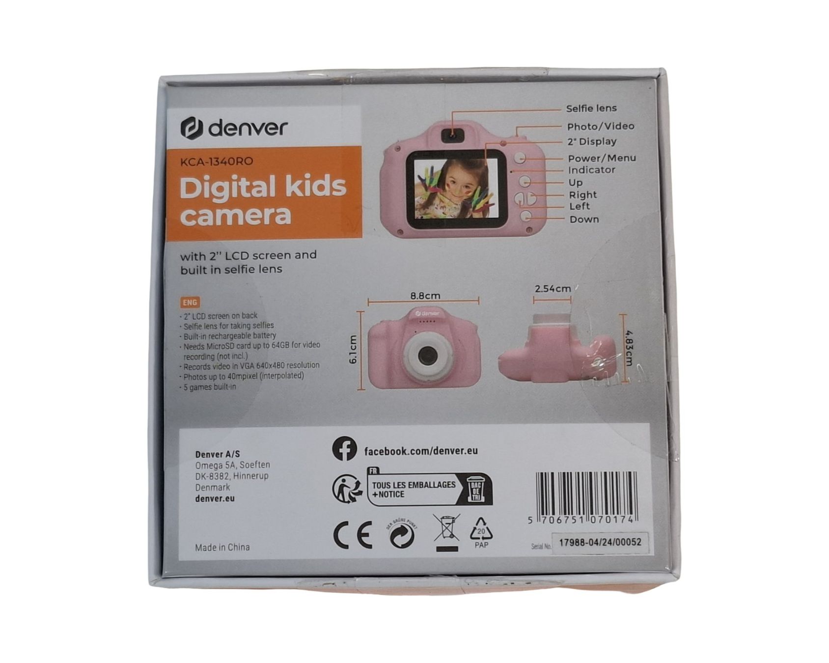 Fotocamera: DENVER Digital Kids Camera KCA-1340 – Nuovo e nell'imballaggio originale da Wil SG venduto da Restwert_Wil 5