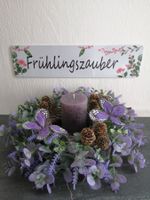 🌞Tischdeko -Kranz mit Kerze Handgemacht