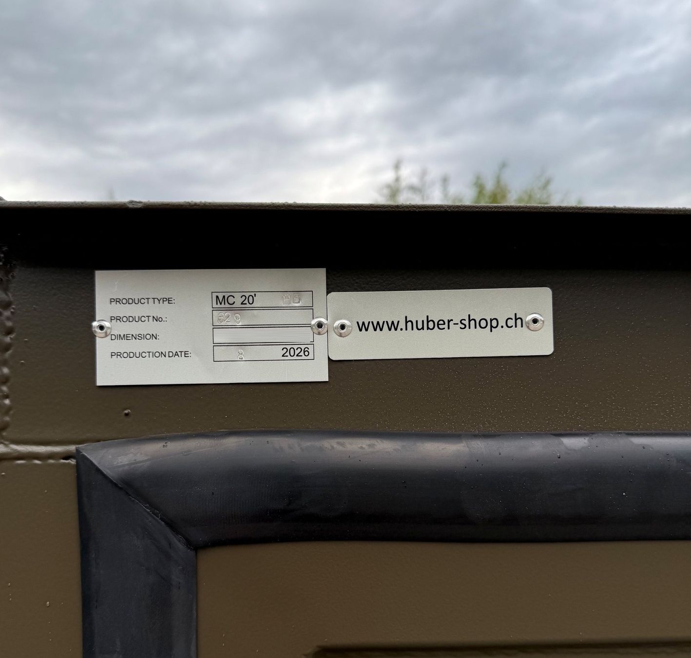 Contenitori edile: 20 Fuss Lagercontainer in grau, Open Side – Nuovo e nell'imballaggio originale da grosswangen venduto da Poliniman0 8