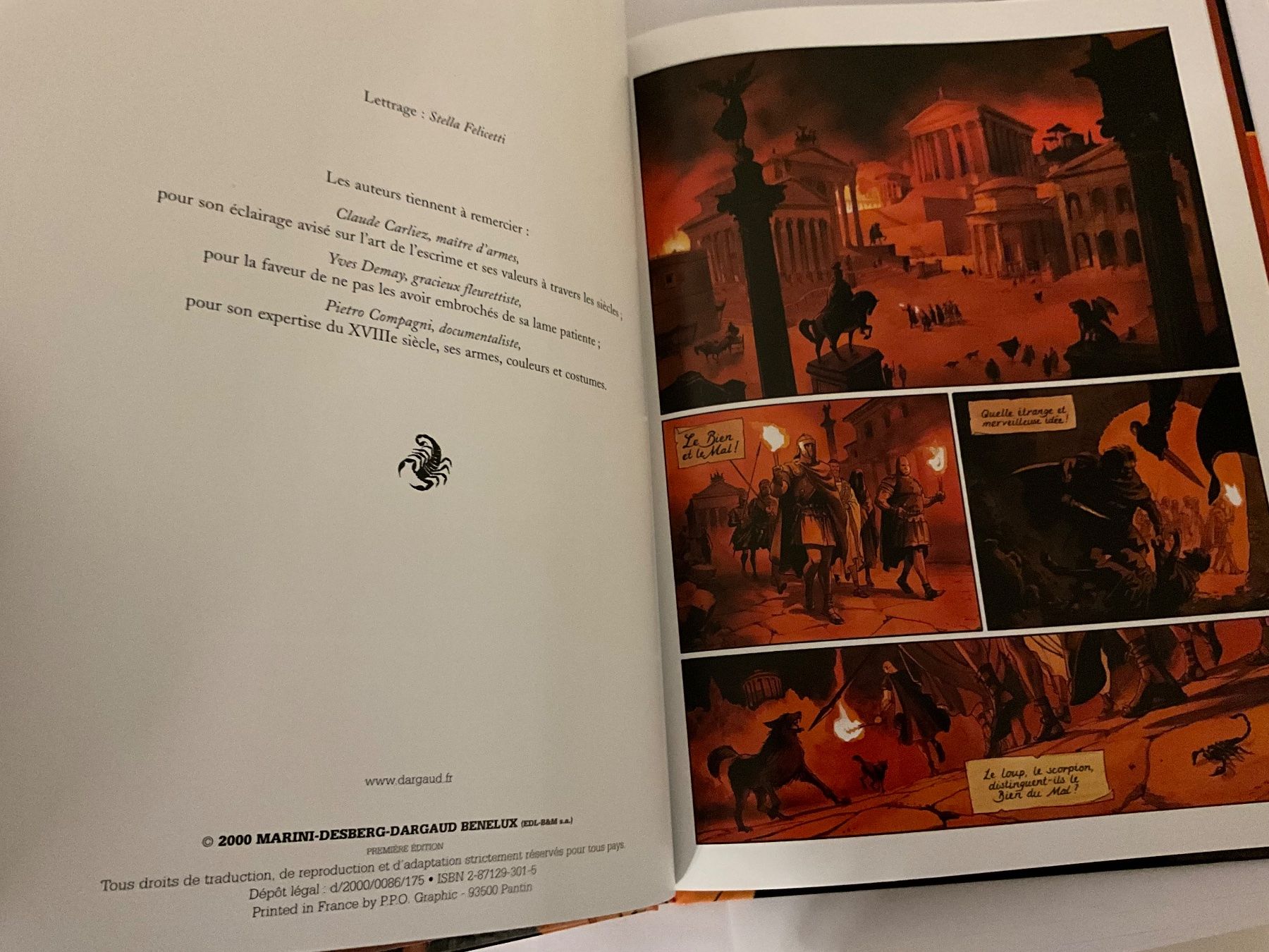 Fumetti: EO Scorpion T.1 - La Marque du Diable - Comic – Usato da Agriswil venduto da Ueli03 3
