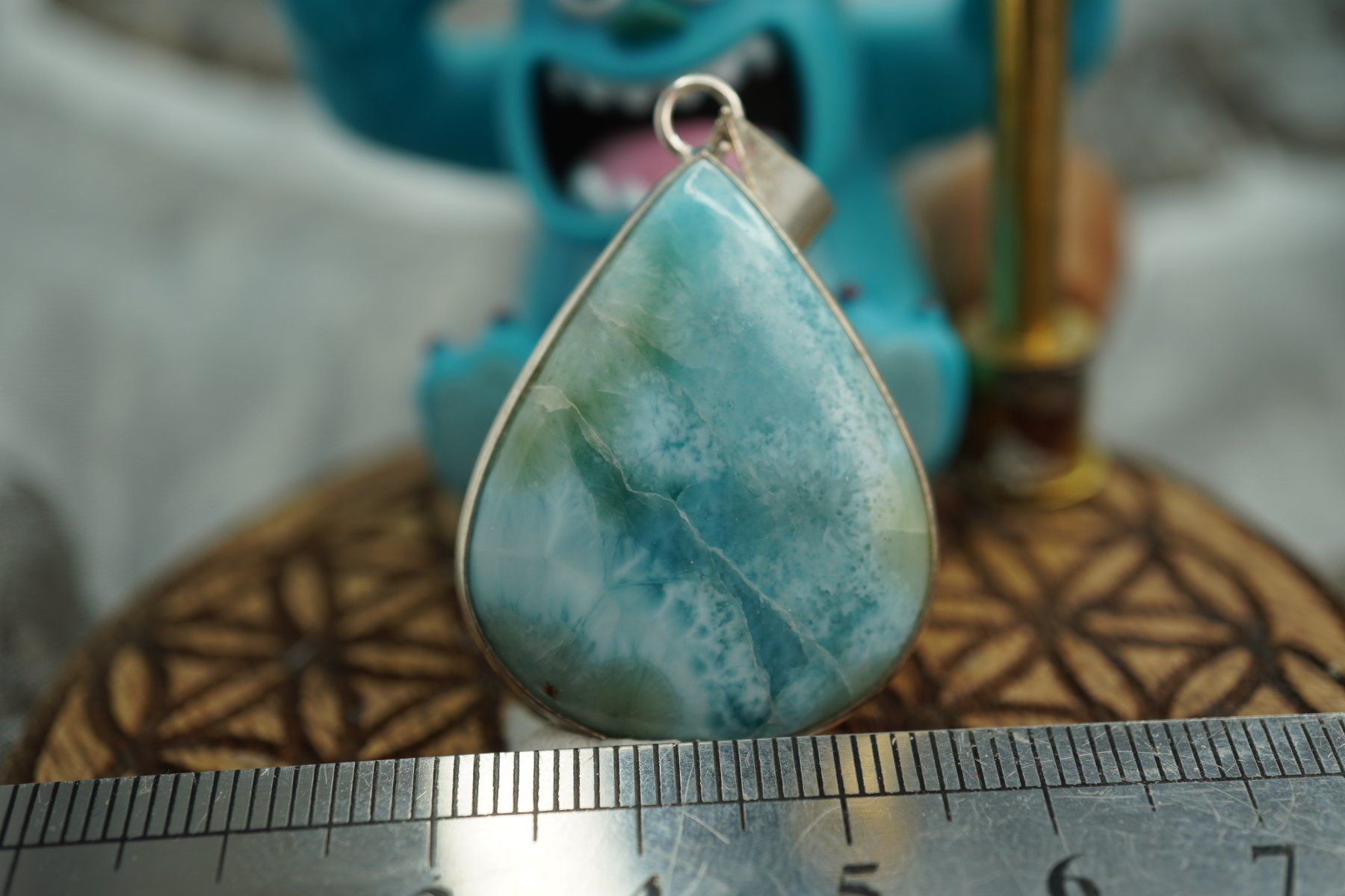 Mineralien & Heilsteine: Larimar   Wunderschön    Anhänger   by  "TOPSTONE" ab 1.- – Neu und originalverpackt aus Eschenbach SG von topstone 4