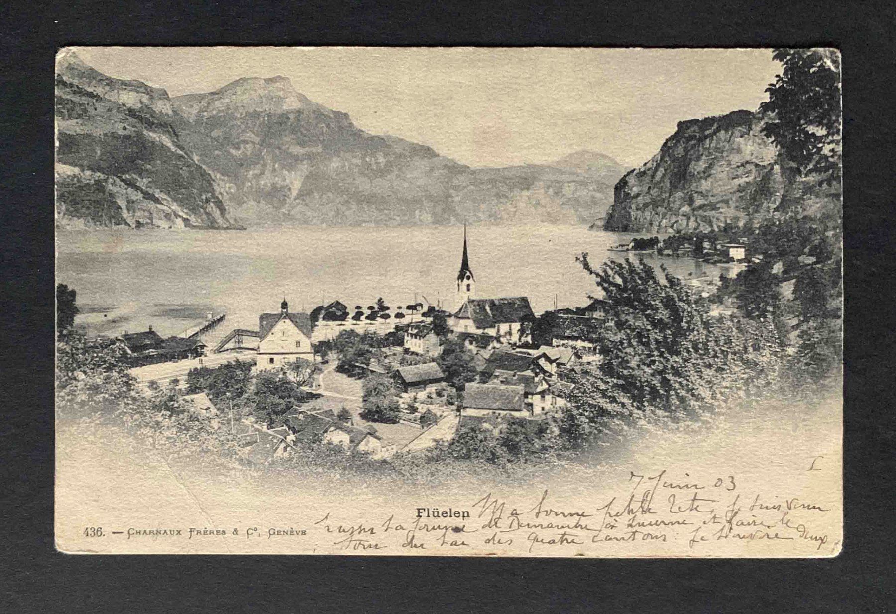 Cartoline postali: AK Flüelen – Usato da Goldau venduto da artelier1
