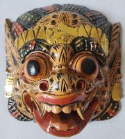Balinesische Holzmaske Barong Indonesien handgeschnitzt