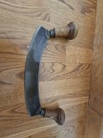 Wiegemesser Holzgriffe Metall gebraucht Zustand