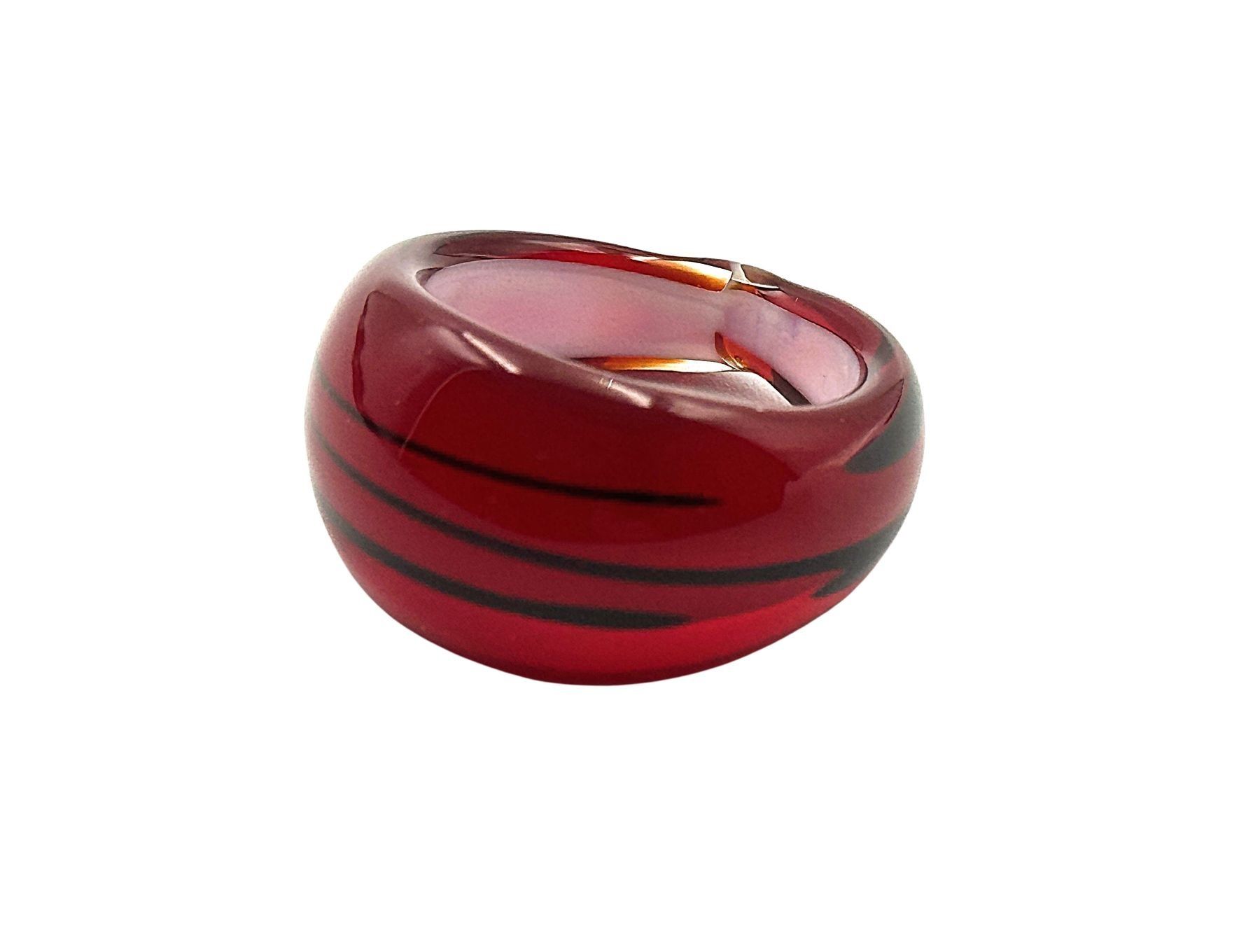 Murano Anelli: Ring Murano Glas G 53 Breite 13mm – Nuovo e nell'imballaggio originale da Oberkulm venduto da Murano-Schmuck 1