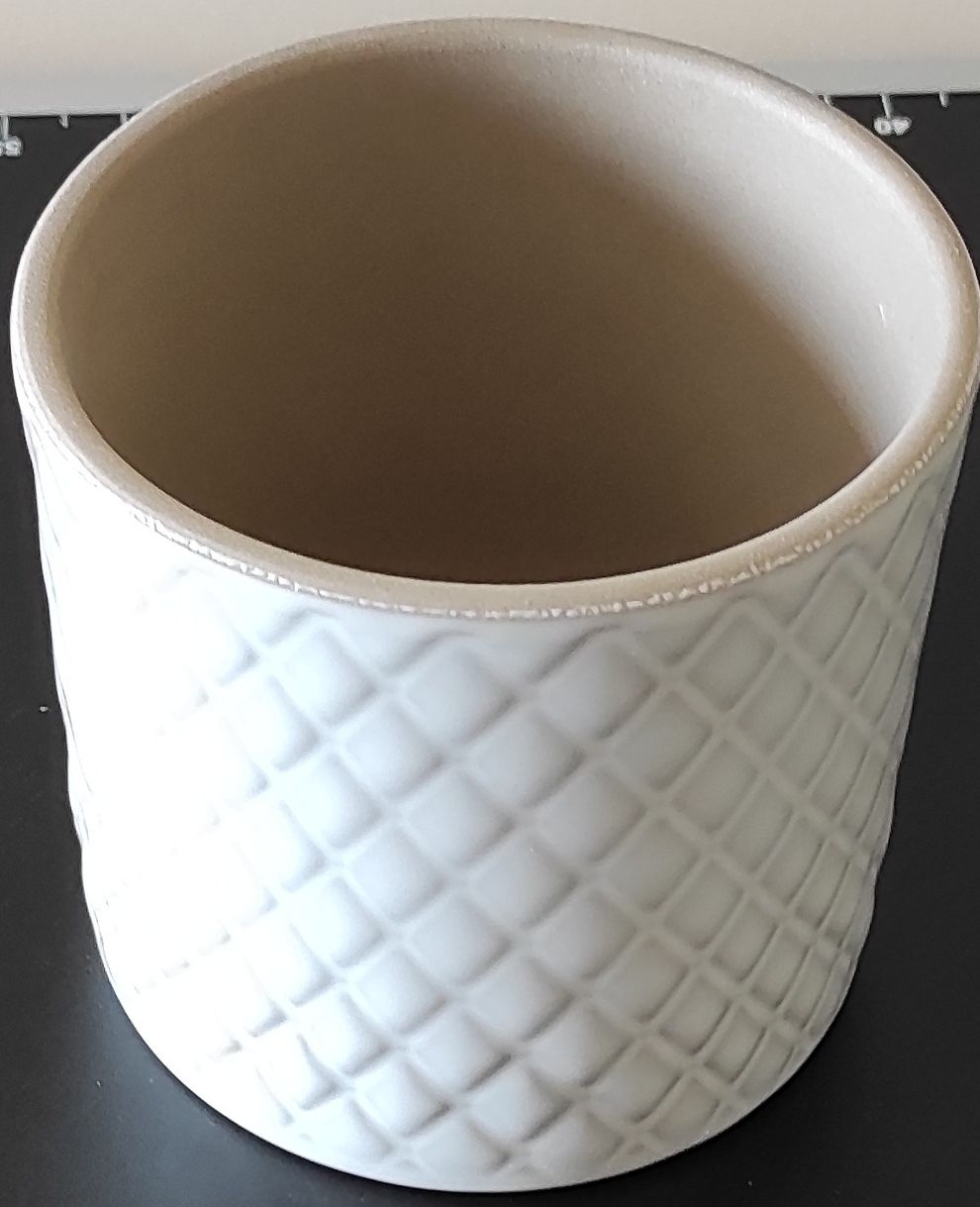 Ikea Vasi per fiori: Weisser Blumentopf, Keramiktopf – Usato da Rümlang venduto da Trojka25