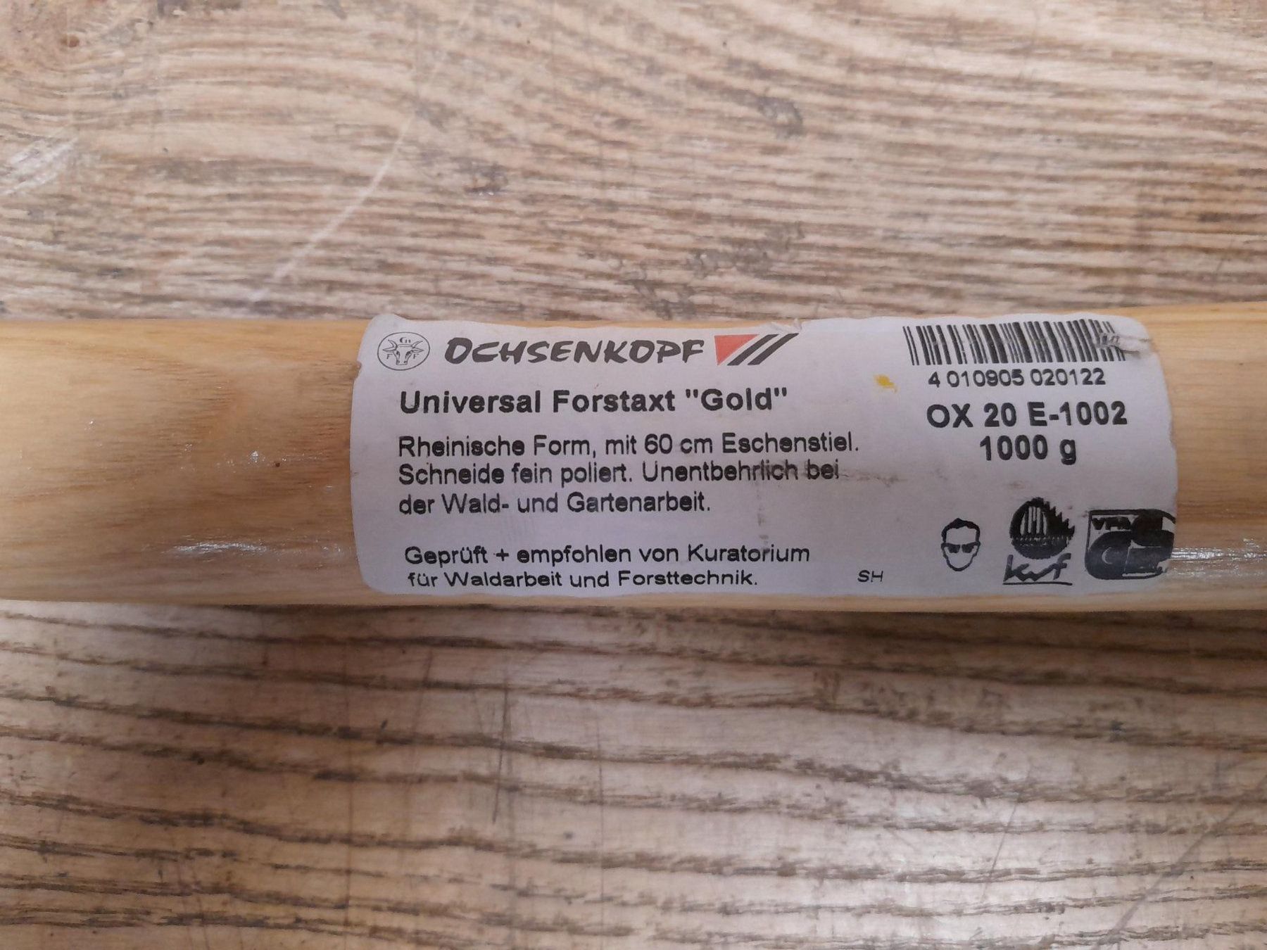 Tutti gli attrezzi: Forstaxt Gold  Ochsenkopf – Nuovo e nell'imballaggio originale da Mollis venduto da Pela0 1