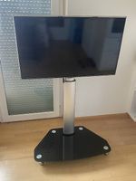 TV Ständer mit Rollen & Ablage, höhenverstellbar