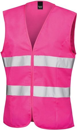 Pinke Leuchtweste, S - Sichtbarkeit auf dem Velo