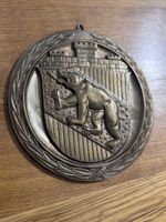 Bronze-Relief-Wappenschild-Wappenplakette