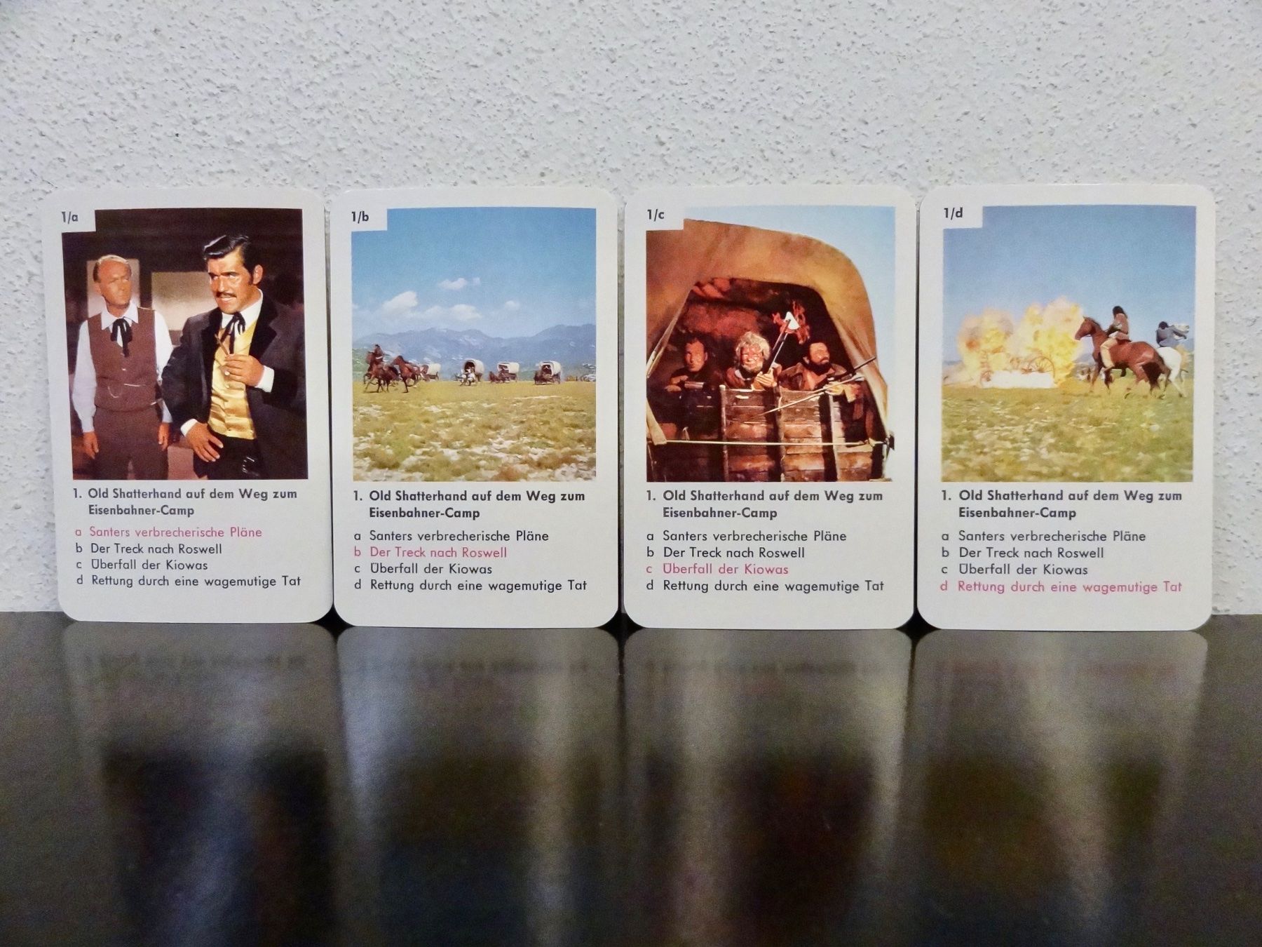 Giochi: schönes altes Quartett WINNETOU – Usato da Kerzers venduto da wisaundso 3