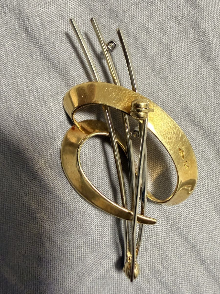 Broches & Aiguilles: Brosche Gold 18k – D'occasion à Oberhof par RealStone 9