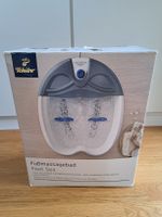 Tchibo Fussmassagebad mit Heizung weiss grau 