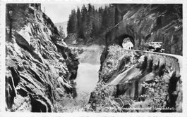 Grimselstrasse und Handeckfall Guttannen (BE) Oldtimer