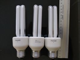 Lot de 3 ampoules E27 14w 230-240v