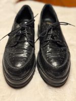 San Marina Lederschuhe, Schwarz, Gr. 38. Wie neu!