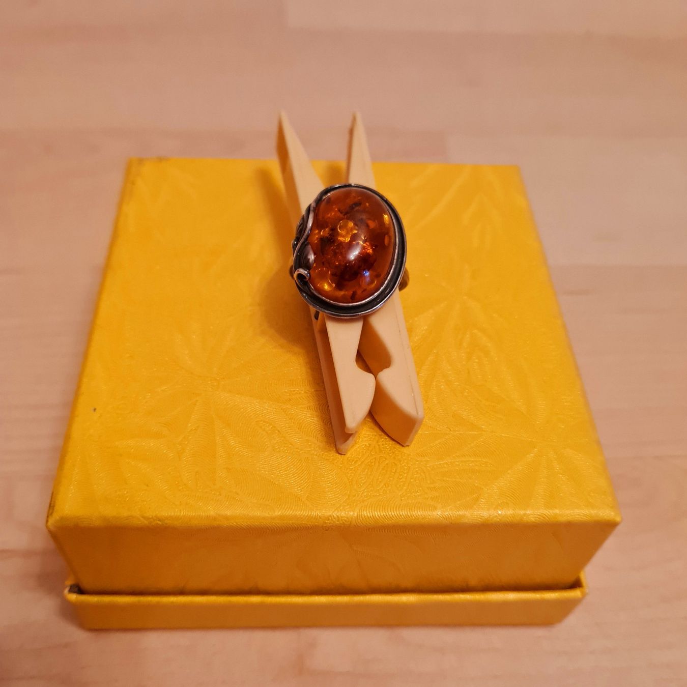 Bagues: BERNSTEIN RING SILBER ANTIK – D'occasion à Lyss par waldfee10