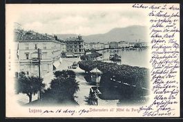 Lugano, Debarcadero all' Hotel du Parc