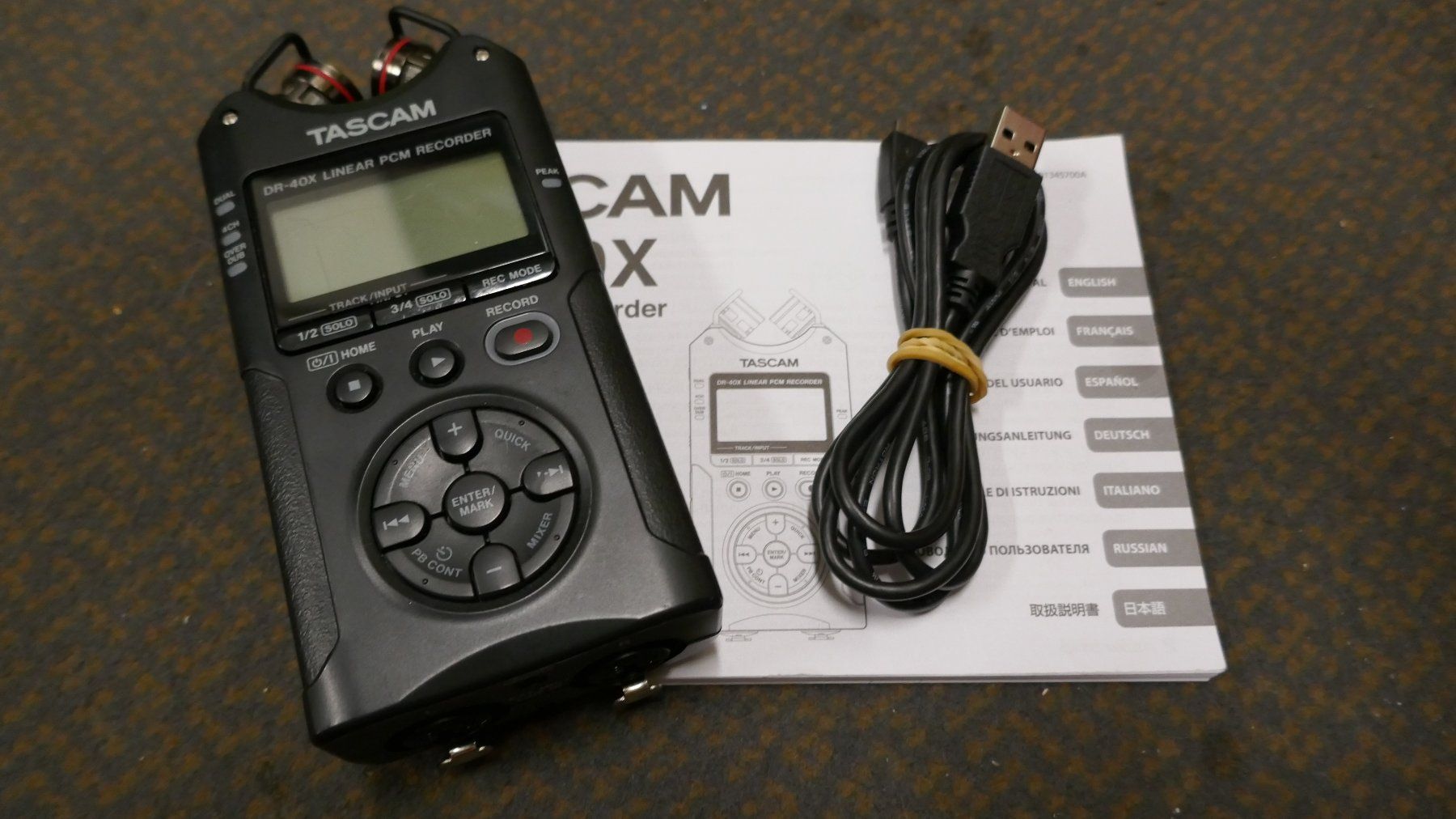 Tascam Aufnahmegeräte: Tascam DR-40x Field Recorder – Gebraucht aus Wenslingen von FairlightCMI