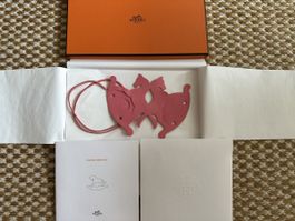 HERMÈS Schaukelpferd Leder Taschenanhänger CHEVAL À BASCULE