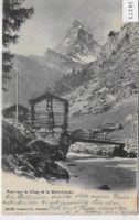 Pont sur la Viege et le Mont Cervin - Matterhorn