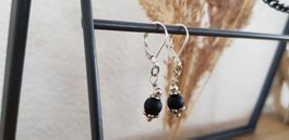 Ohrringe Edelstein Onyx  *NEU*