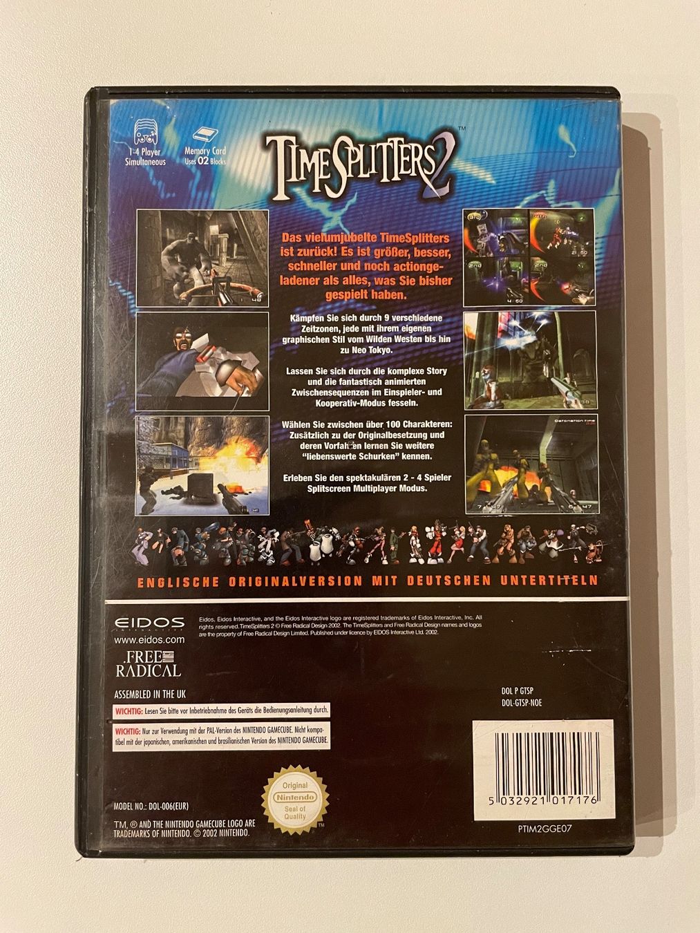 Nintendo Spiele: Time Splitters 2 Nintendo Gamecube – Gebraucht aus Arbon von  1