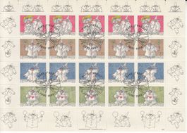 LBK 1115 - 1118 Zusammendruckbogen mit ET
