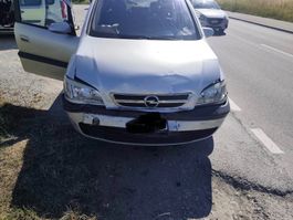 Opel Zafira Frontschaden Defekt 2003 Silbern LU125725