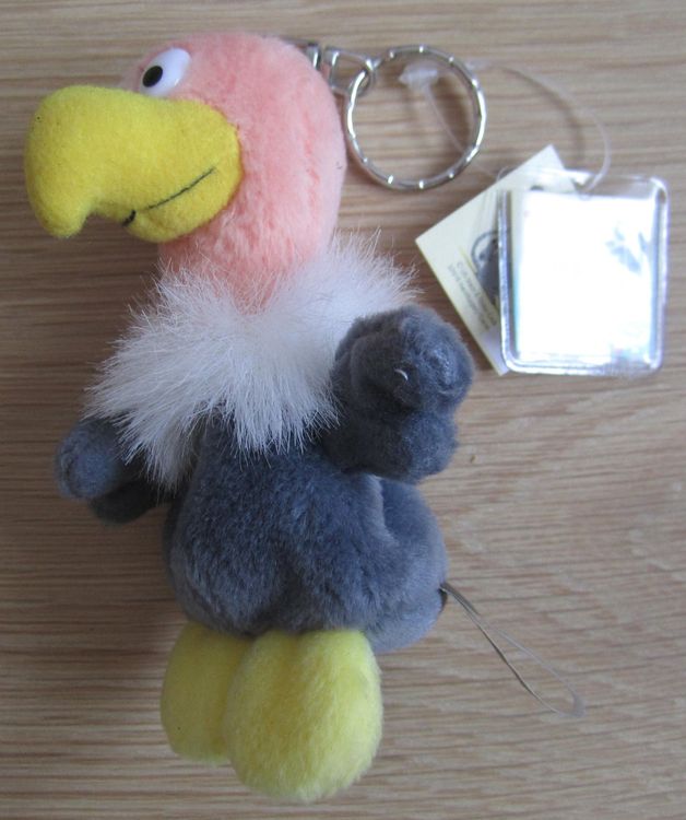 6,3 Zoll Grau Motte Plüschtier Schlüsselanhänger – Kuschelig, Mit Schlüsselring, 16 Cm, Für Geschenk & Deko
