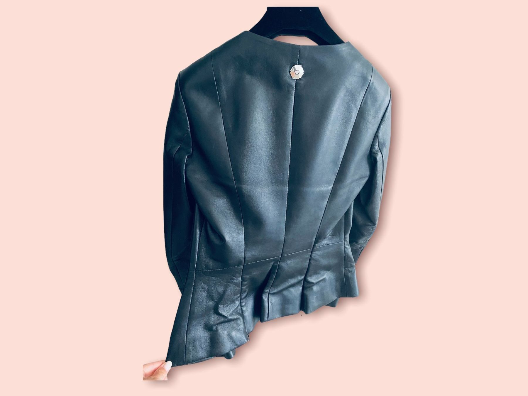 Philipp Plein Vestes: Philipp Plein Leather Jacket - S – D'occasion à Ponte Tresa par La_Vie_En_Rose 2