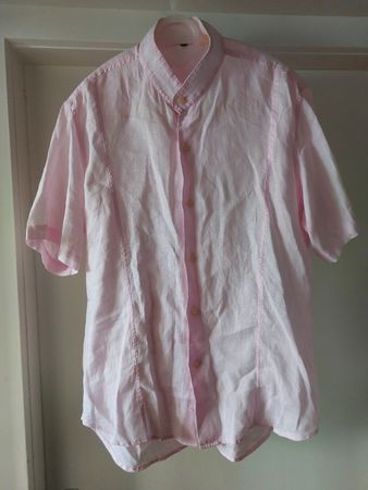 Sommerliches Leinenhemd in Rosa, Grösse M, Top Zustand!