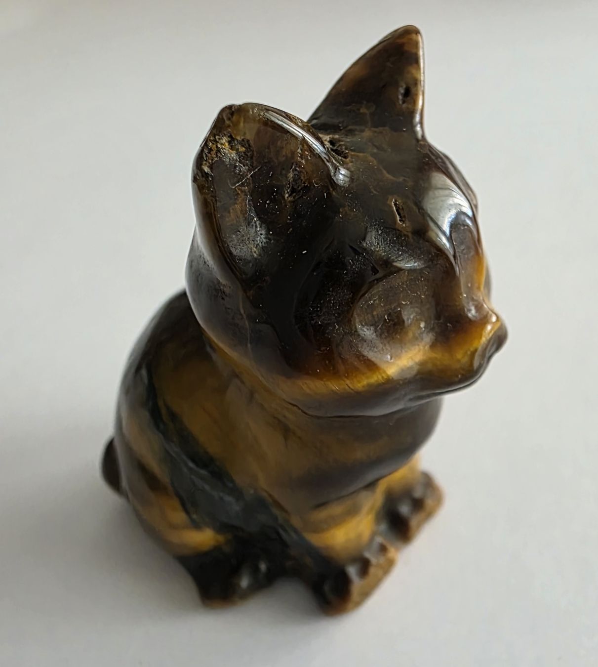 Statuette: Tigerauge Katze Statue / Figur – Nuovo e nell'imballaggio originale da Menziken venduto da Mirager 4