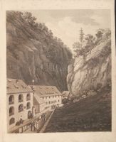 Pfäfers Bad Neujahrsblatt mit Ansicht 1810