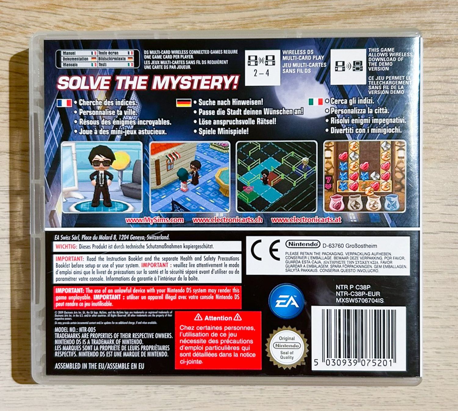 Nintendo Giochi: My Sims Agents Nintendo DS – Usato da St. Gallen venduto da Alpine.Arcade 1