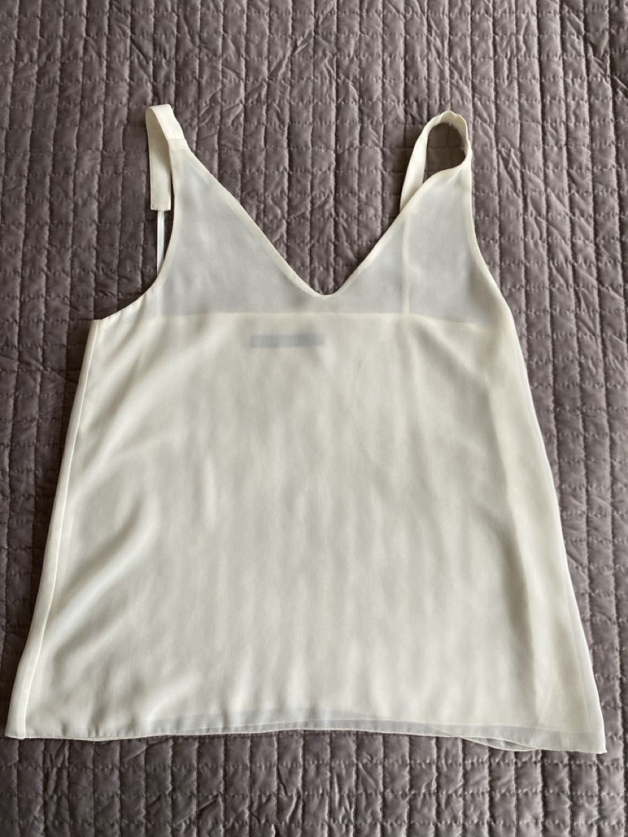 Zara Tops: Débardeur ZARA Basic crème, taille S, comme neuf! – Neu und originalverpackt aus Geneve von pat_p76n