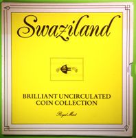 1986 / SWAZILAND / BRILLANT UNCIRCULATED COIN COLLECTION !