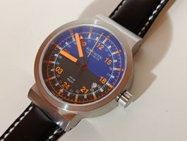 Fliegeruhr GMT autom. Airnautic neues ETA2893 Werk RAR-schön