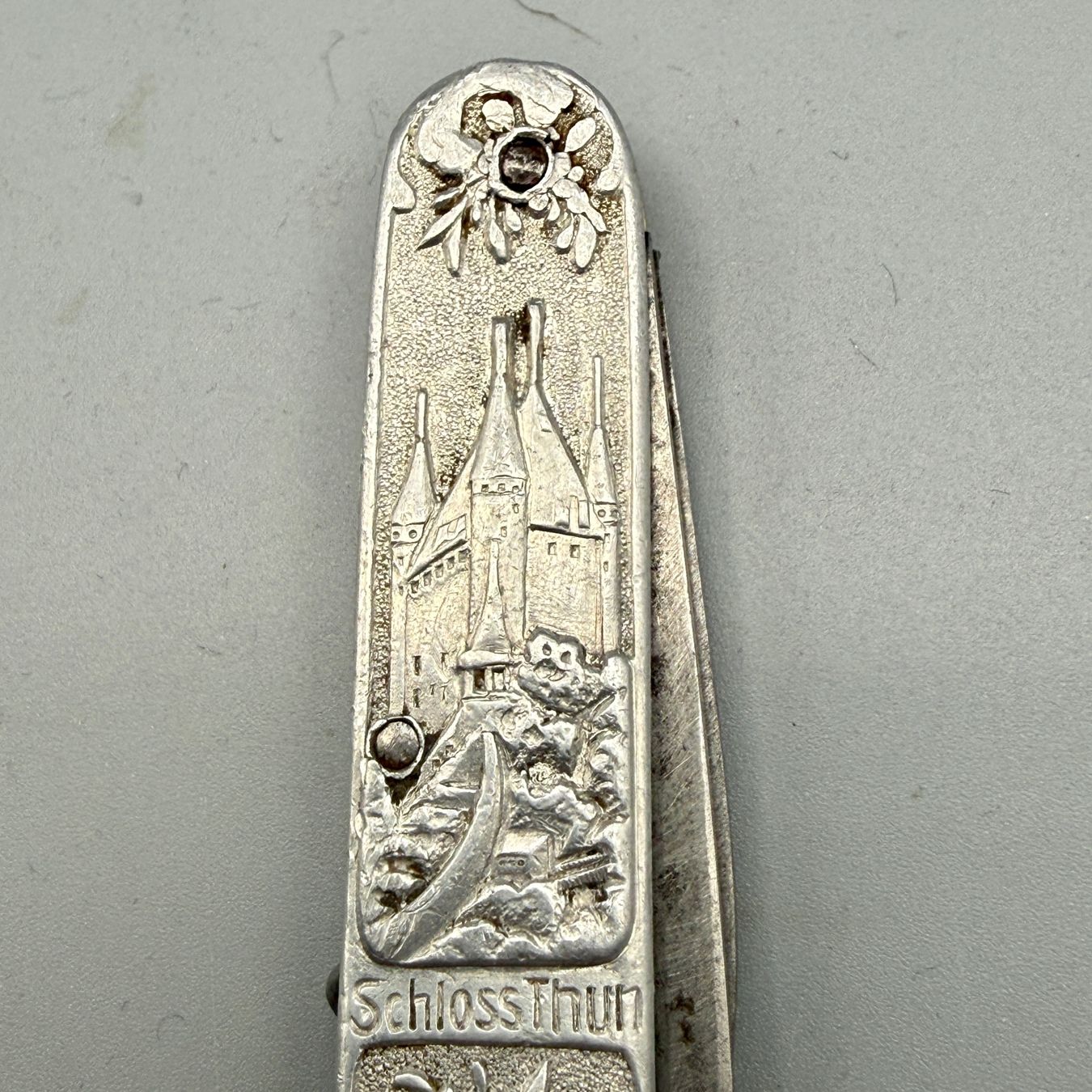 Coltelli tascabile: Antikes Alusackmesser Schloss Thun (F.Schoder Thun) – Usato da Ueberstorf venduto da Brocandi 6